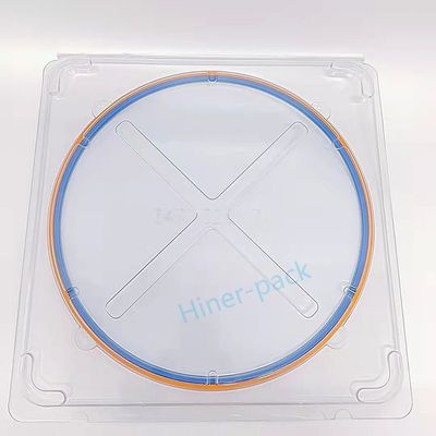 kaufen ODM Flex Frame 12 Zoll Single Silicon Wafer Box PET-Material ROHS-konform verwendet in Wafer Fab online manufacture