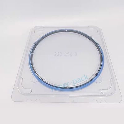 kaufen 8 Zoll Transparente Einfachwafer Versandbehälter PET Material online manufacture