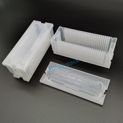 kaufen Quadratische PP-Material Waferträger 2/3 Zoll Serie Wafer Versandbox online manufacture