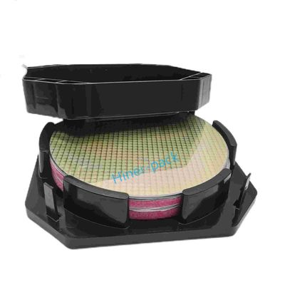 kaufen Leitfähiges PP-Material Schwarz Horizontales Wafer-Versandkasset 300 mm Wafer-Träger-Box online manufacture