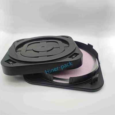 kaufen Horizontale 12-Zoll-Wafer-Träger-Box-Schiffer schwarz verwendet in Wafer Fab SGS-konform online manufacture