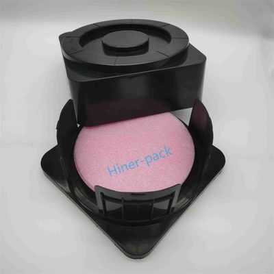 kaufen Kundenspezifischer ODM 6 Zoll schwarz leitfähiger PP-horizontale Waferversender für Halbleiterherstellung online manufacture