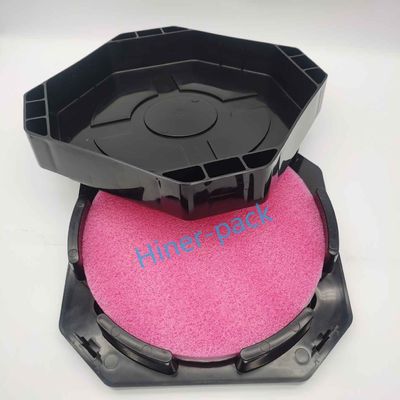 kaufen Halbleiter-Wafer-Verpackung 12 Zoll schwarz leitfähiges PP-Material Horizontales Wafer-Schiffer online manufacture