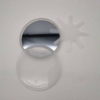 kaufen Klares Polypropylen-Einfach-Waferträger mit Deckel und Federbasis für Waferfabrik online manufacture