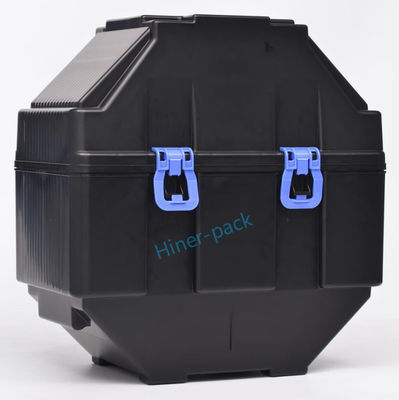 kaufen 12 Zoll schwarze ESD Wafer Flex Frame Box für einfachen Transport und Lagerung online manufacture