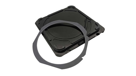 kaufen Clamshell Wafer Box Single Flex Frame Versender mit Match Expand Ring verwendet für Wafer Fab online manufacture