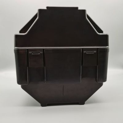 kaufen 8 Zoll schwarze Waferbox 25 Schlitze ESD PP Material Öko-freundlich weit verbreitet im Halbleiterbereich online manufacture