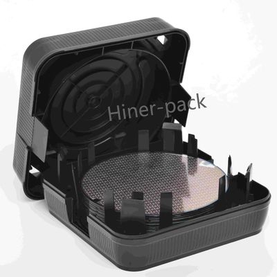 kaufen 8 Zoll Wafer Versandbox Schwarze Wafer Stapelboxen Antistatische Horizontale für Wafer Fab verwendet online manufacture