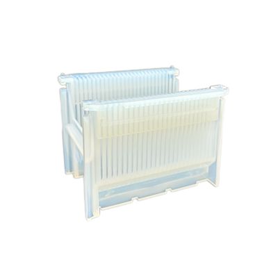 kaufen 25 Schlitze Anpassbar PFA Halbleiter Wafer Cassette mit langlebigen online manufacture