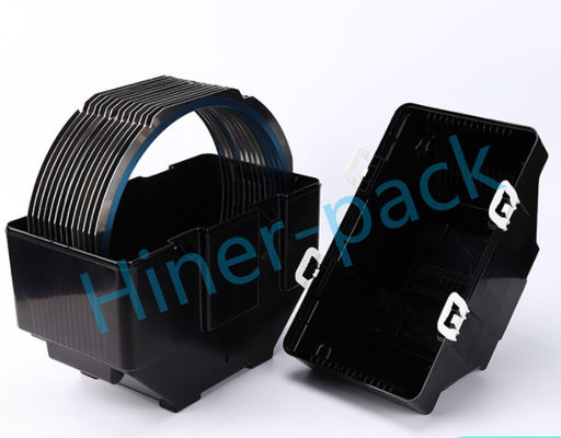 SGS-konforme Wafer-Flex-Rahmen 12 Zoll 300 mm leitfähiges PP-Material Wafer-Speicherbox