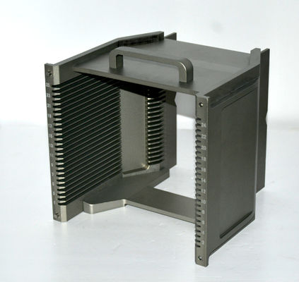 Anti-statische 8 Zoll 25 Slot Metall Wafer Cassette vertikal Aluminium Material