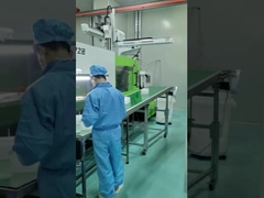 Rein PP Fluorware Wafer Versandbox Träger mit Kassette 4 Zoll 100mm